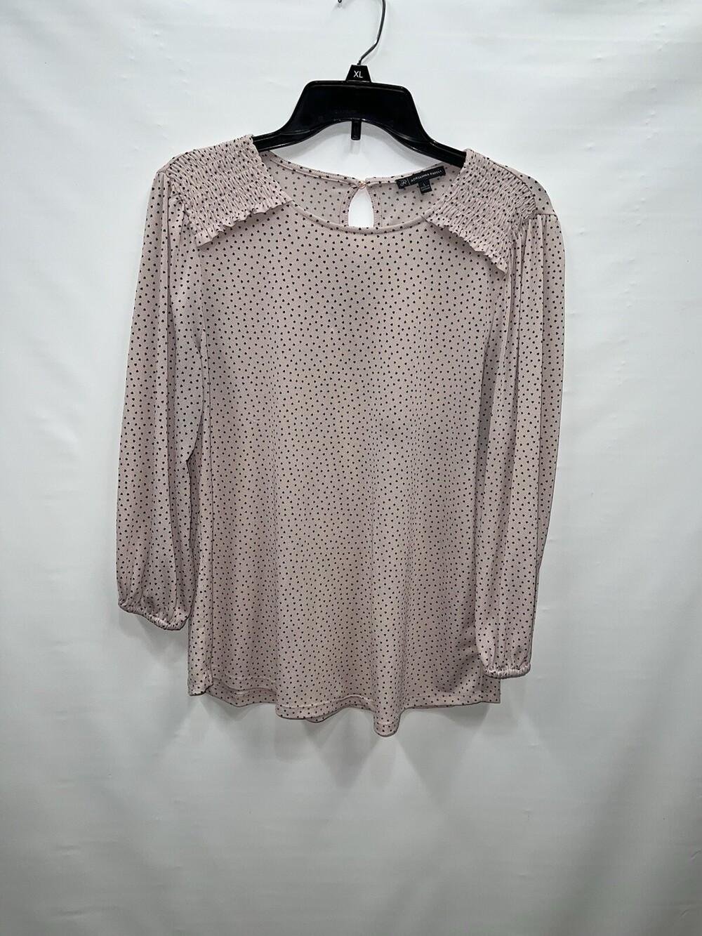 Adrianna Papell Blouse Women’s Large Multicolor Long Sleeve Polyester Blend